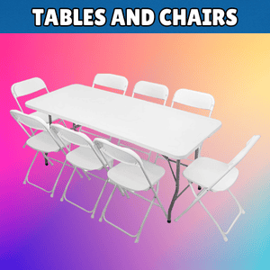 Tables and Chair Rentals