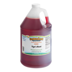 TIGER'S BLOOD SYRUP  (Makes 100 Cones)