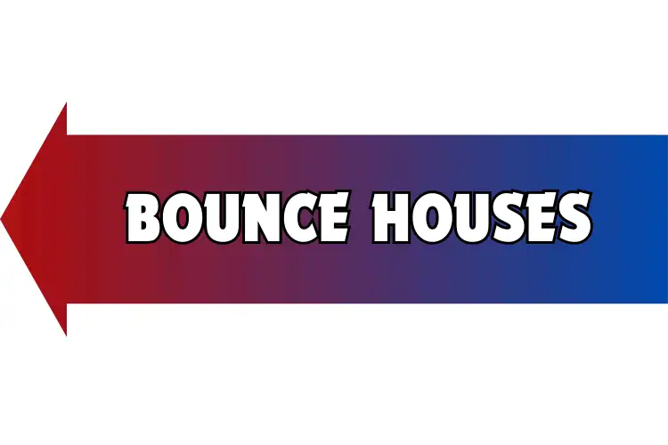 BOUNCE HOUSES LEFT ARROW