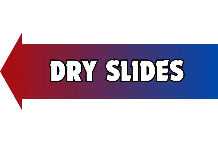 INFLATABLE DRY SLIDES LEFT ARROW