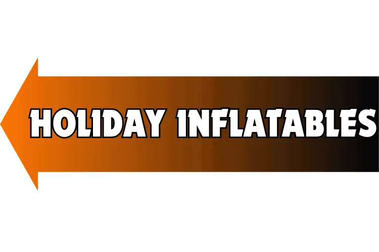 HOLIDAY INFLATABLES LEFT ARROW