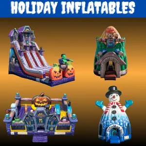 HOLIDAY INFLATABLES BUTTON