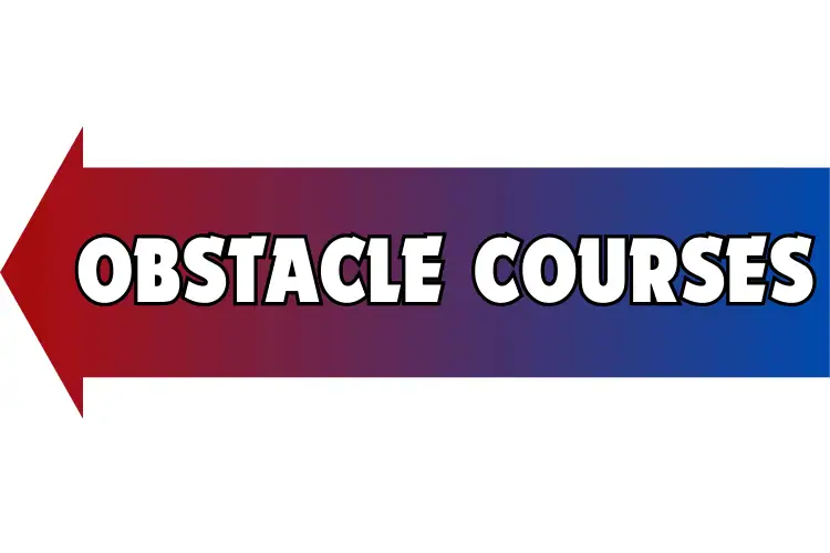 OBSTACLE COURSES LEFT ARROW