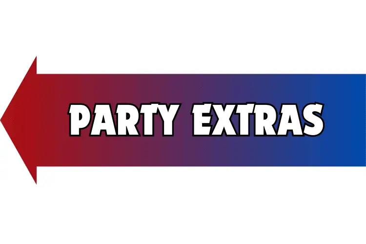 PARTY EXTRAS LEFT ARROW