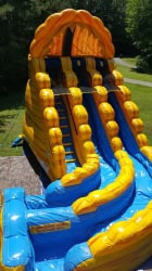 20 FT Raging Rapids Fire Dual Lane Slide