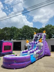 20 FT Thunder Single Lane Dry Slide