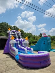 20 FT Thunder Single Lane Dry Slide