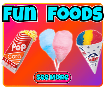 Concession machine rentals in Homewood, AL – popcorn, cotton candy, and snow cones.
