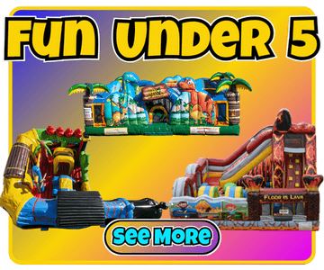 Toddler-safe bounce house and inflatable rentals in Homewood, AL.
